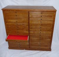 Oak Collectors Cabinet
