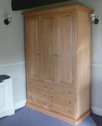 Oak Panelled Wardrobe 